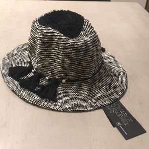 I.N.C floppy tassel hat NWT